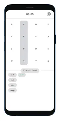 Word Search: Puzzle with infinite words Screen Shot 1