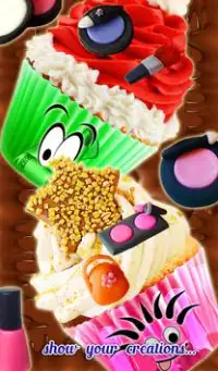 Princess make-up plus cupcake maker: Kids Cake Sho Screen Shot 4