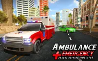 911 Ambulance City Rescue Game Screen Shot 0