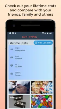 KeyTyper: Mobile Typing Game Screen Shot 3