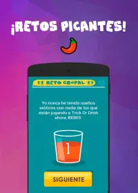 TrickOrDrink 🥃 retos y juegos para beber en grupo Screen Shot 6