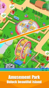 Idle Island Tycoon : Amusement Park Screen Shot 1