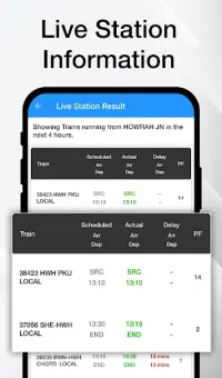 Indian Railway Timetable Live Screen Shot 7