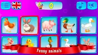 Smart games for kids: Where whose mom - animals Screen Shot 3