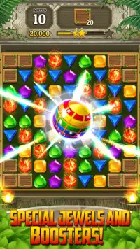 Gem & Jewel Temple: Block Crush Blast Puzzle Games Screen Shot 2