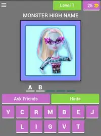 Monster High Dolls - Character Quiz Screen Shot 10