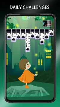 Spider Solitaire - Card Games Screen Shot 15