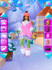Kış Kız Giydirme Oyunu Screen Shot 9