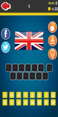 Guess world flags quiz Screen Shot 1