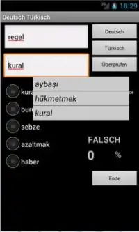 Learn German Turkish Screen Shot 0