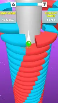 Endless Helix Jump stack bóng 3D:Miễn phí bóng Trò Screen Shot 6