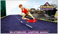 सड़क सवारी स्केट बोर्ड- स्केटिंग करनेवाला स्टंट Screen Shot 1