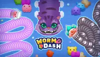 Worm Dash: เกมงู Screen Shot 2