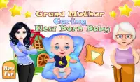 Grandmother Caring Baby Screen Shot 0