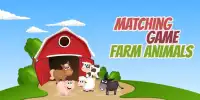 Matching Game Farm Animals Screen Shot 0