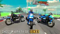 Police Bike Racing Simulator: Bike Shooting Game Screen Shot 4