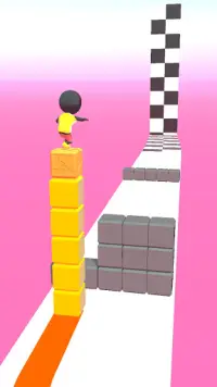 Stack tower colors 3d-rush tower cube run surfer Screen Shot 0