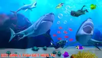 Biru Ikan paus Lautan Simulator Screen Shot 0