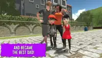 Virtual Dad: Family walk in City Screen Shot 2