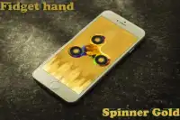 Fidget hand spinner gold Screen Shot 4