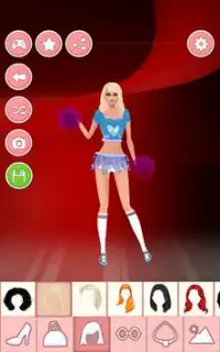Games berdandan cheerleader Screen Shot 14