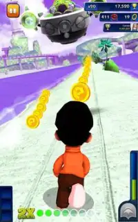 Bheem Run Adventure Dash 3D - Little Boy Run Game Screen Shot 2