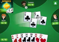 Spades Offline - Card Game Master Screen Shot 1