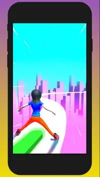 Sky Roller Skating 3D Screen Shot 0