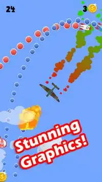 Go Planes!: Missiles Dodge Game-Flying Plane Games Screen Shot 2