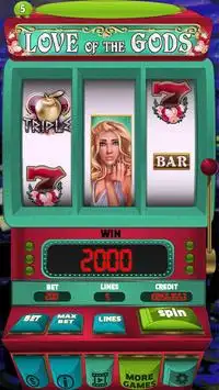 Love of the Gods Slot Machine Screen Shot 2