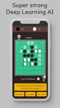 Deep AI Prof. Reversi Screen Shot 1