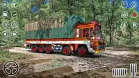 الهندي شاحنة محاكاة الثقيلة شاحنة شاحنة القيادة Screen Shot 1
