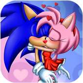 Sonic and Amy Kissing Game