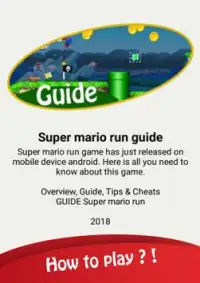 Guide for Super Mario Run Screen Shot 3
