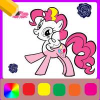 Coloring Pony Pink Princess