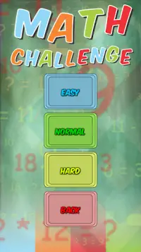 Math Challenge Screen Shot 2