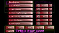 Triple Star 2000 Video Poker Screen Shot 4