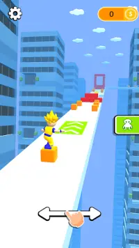 Cube Surfer Stacker 3D : Run Race Free 2020 Screen Shot 1