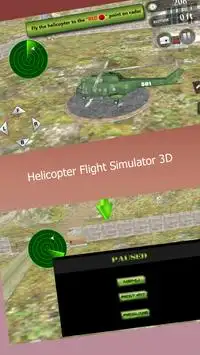 Helicopter Flight Simulator 3D Screen Shot 0