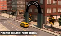 School Van Driver Simulator 3D Screen Shot 2