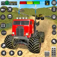असली मॉन्स्टर ट्रक रेसिंग खेल Screen Shot 0