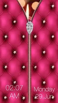 Diamante Zipper bloqueio Screen Shot 1