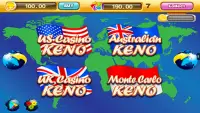World Casino - Free Keno Games Screen Shot 1