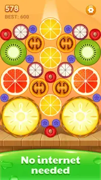 Chain Fruit 2048 Free Game - Merge a Watermelon Screen Shot 4