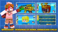Cops N Robbers:Pixel Craft Gun Screen Shot 4