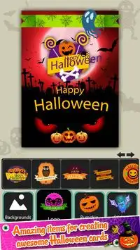 Scary Halloween Face Stickers Screen Shot 2
