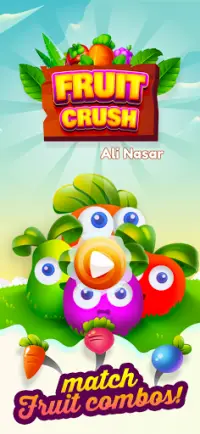 Fruit Crush Match 2021 Screen Shot 0