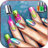 Floral Manicure game - girls Nails games