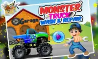 Monster truck wash & reparatie Screen Shot 2