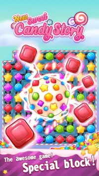 New Sweet Candy Story: Puzzle Master Screen Shot 1